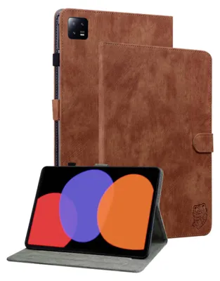 Image de Étui en simili cuir pour Xiaomi Pad 6 / 6 Pro 11, étui pour tablette « Sand Tiger Case »