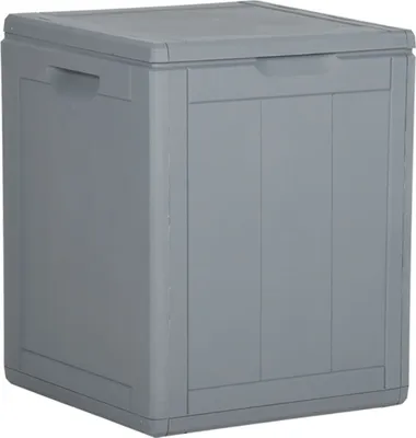 Produktbild von vidaXL Garten Aufbewahrungsbox 90 L Grau PP Rattan - Garten-Aufbewahrungsbox - Garten-Aufbewahrungsboxen - Staubox - Stauboxen