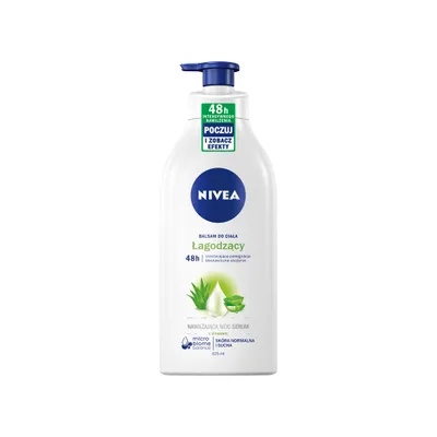 Obrázek produktu pro Nivea Hydratační Tělový Balzám s Pumpičkou 625ml - Uklidňující Hydratační Síla
