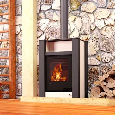 Immagine prodotto di Termocamino HS FLAMINGO AQUAFLAM VARIO LEND 11/7 kW - crema