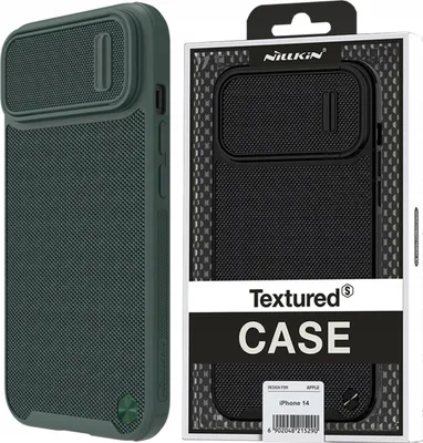 Produktbild von Nillkin Fall Fall mit Kamera Abdeckung für Iphone 14+ Grün