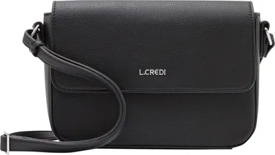 Produktbild von L.CREDI Umhängetasche Schultertasche Olga Flapbag Black schwarz