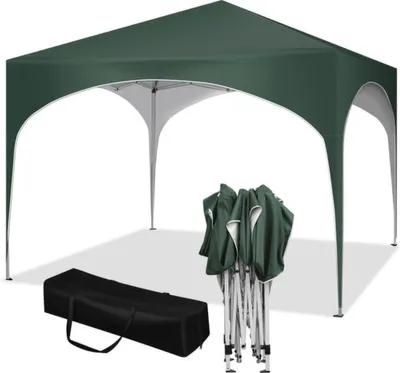 Obrázek produktu pro Skládací párty stan - zahradní pavilón - nerezová ocel - skládací pavilón - párty stan - vodotěsný