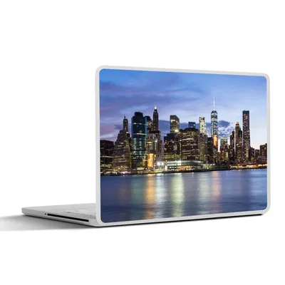 Produktbild von MuchoWow® Laptop Aufkleber Sticker Cover New York - Wasser - Skyline 32.5x23.5 cm - Sticker für Laptop - Selbstklebend