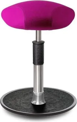 Produktbild von Sitz- Stehhocker Free Regular Triangel kvadrat Divina Mel. Pink Chrom /schw..