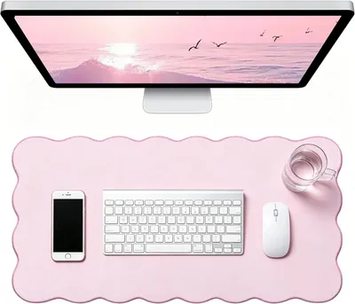 Obrázok produktu pre Veľká podložka pod myš, 80 x 40 cm, fialová, s protišmykovou úpravou, vhodná na prácu aj na hranie