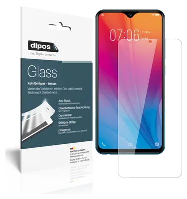 Zdjęcie produktu dla 2x Folia ochronna dla Vivo Y91C (2020) - Folia antywstrząsowa 9H z plastikowego szkła dipos Glass