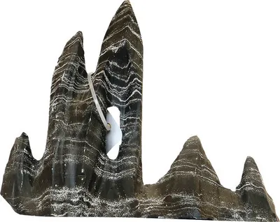 Produktbild von Aquariumdekoration Stein Bergkegel klein 20 x 12 cm schwarz