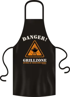 Immagine prodotto di Pericolo Grillzone proprio rischio - Grembiule da griglia - Grembiule