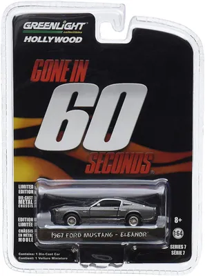 Produktbild von Greenlight 1:64 1967 Ford Mustang Shelby GT500 'Eleanor'