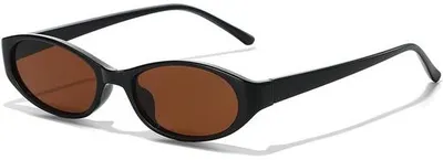 Produktbild von Sonnenbrille, oval, im Retro-Stil – kleine Größe – UV400-Schutz – stilvoll für Damen und Herren
