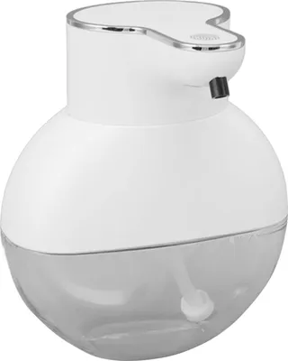 Obrázek produktu pro Automatický dávkovač mýdla bezdotykový dobíjecí IPX5 vodotěsný nástěnný indukční dávkovač mýdla 400 ml bílé pěny