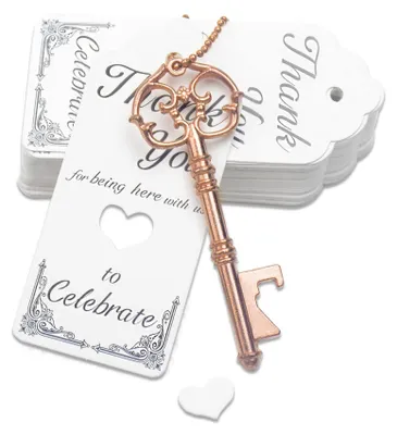 Productafbeelding van Set van 52 Vintage Sleutel Flesopeners met Sleutelhanger