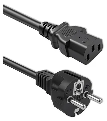 Zdjęcie produktu dla Kabel Zasilający Qoltec Schuko Cee 7/7 (E/F) | Iec C13 | 3*0.75Mm2 | 1.5M
