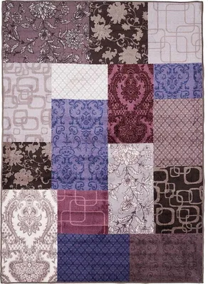 Produktbild von ISPARTA PATCHWORK gewebter Schlafzimmerteppich