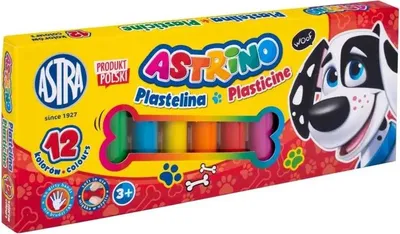 Produktbild von ASTRINO Schulknete 12 Farben, 303221003