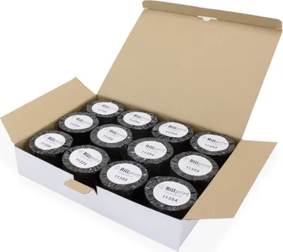 Produktbild von rillprint Rollenetiketten 57 x 32 mm weiß permanent