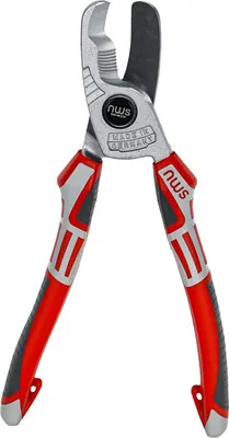 Produktbild von NWS Kabelschneider 043-49-210, zum Abisolieren und Schneiden von Kupfer- und Alukabel