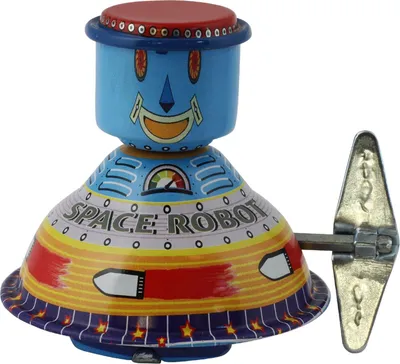 Produktbild von Blechspielzeug - Roboter - Space Robot - aufziehbarer Blechroboter
