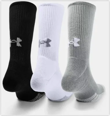 Produktbild von Under Armour 3er-Pack Heatgear-Socken, Schwarz L