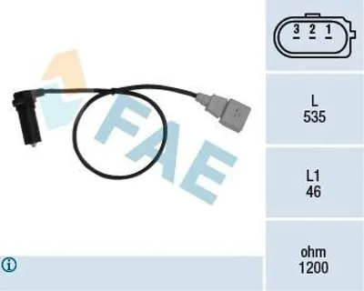 Produktbild von FAE 79067 Kurbelwellensensor Impulsgeber für VW Golf IV Schrägheck (1J1)
