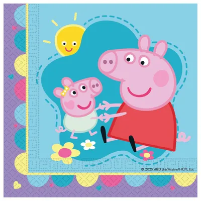 Produktbild von 20 Servietten 33 x 33 cm - Peppa Pig Made With Love