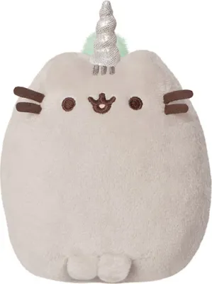 Obrázok produktu pre Aurora World, 61515, Sediaci malý ekologický plyšák Pusheenicorn, sivý