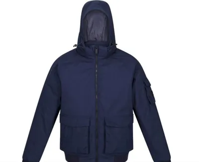 Produktbild von Regatta - "Faizan" Jacke, wasserfest mit Kapuze für Herren RG8101 (XL) (Marineblau)