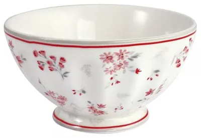 Produktbild von Greengate Schale French Bowl Emberly White (13,5cm)