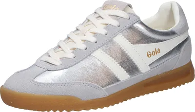 Produktbild von Gola Damen-Sneaker Firefly Metallic Silber-Off-White-Weiß, Farbe:multicolor, EU Größe:38