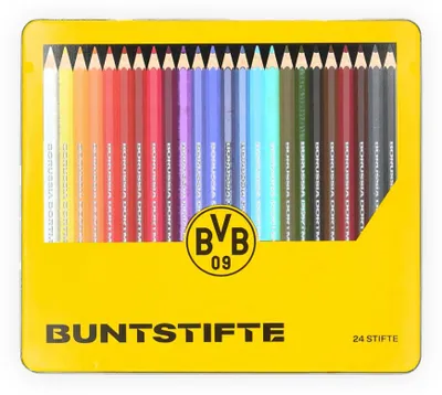 Obrázok produktu pre Sada 24 drevených ceruziek Dortmund BVB
