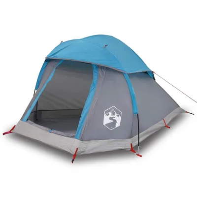 Image de Tente de camping à dôme 1 personne bleu imperméable
