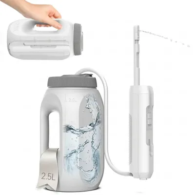 Tragbares elektrisches Bidet, 2,5 l Tank, 4 Druckstufen, IPX6