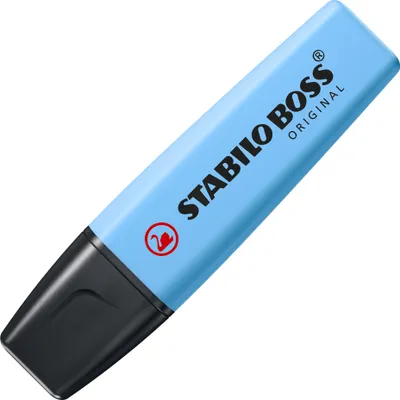 Image de STABILO Boss Original Pastel marqueur 1 pièce(s) Pointe biseautée Bleu