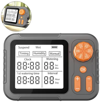 Produktbild von Automatisches Zimmerpflanzen-Bewässerungssystem – Indoor Tropfbewässerung mit Timer & Akku, bis zu 15 Pflanzen, programmierbar