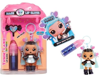 Immagine prodotto di Yummiland Lip Gloss Doll Sour Sweeties - Nina Heartpop