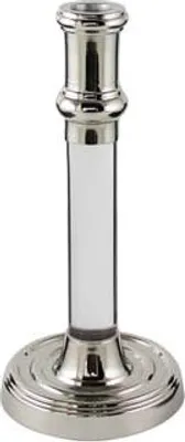 Image de Kaheku Bougeoir Jared argent 12,5 cm Ø 30h pour bougie ronde jusqu'à 7 cm Ø 1197006897