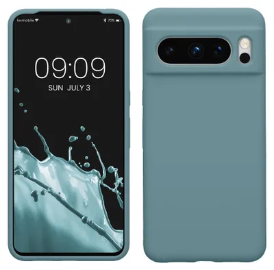 Produktbild von kwmobile Handyhülle für Google Pixel 8 Pro Hülle, für Pixel 8 Pro Case - Hülle Silikon - kabelloses Laden - Antique Stone