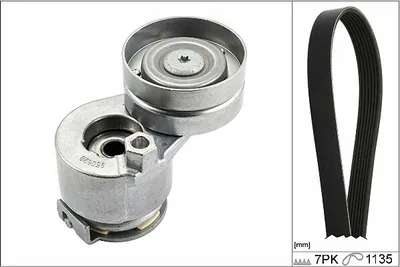 Produktbild von INA 529 0283 10 Keilrippenriemensatz für Renault Clio III BR0/1 CR0/1 2.0 16V