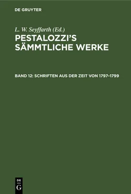 Produktbild von Schriften aus der Zeit von 1797-1799