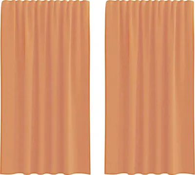 Obrázok produktu pre Voile Záclony s pútkami 2 ks Terakota 140x175 cm