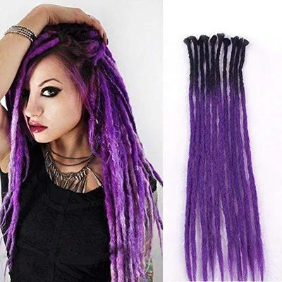 Productafbeelding van Famanu Pruiken - Synthetisch haar - Ombre kleuren