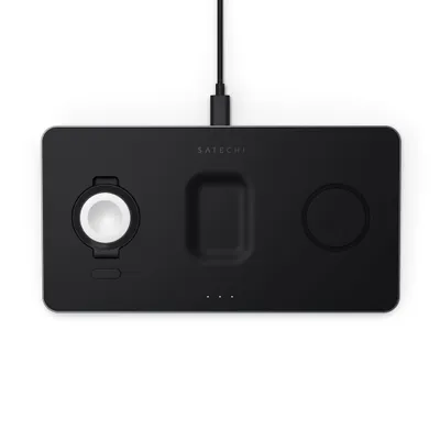 Produktbild von Satechi Trio Wireless Charging Pad black