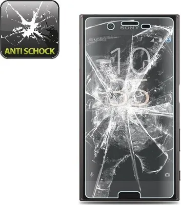 Produktbild von 2x Panzerfolie für Sony Xperia XZ Premium ANTI-SCHOCK Displayschutzfolie HD KLAR