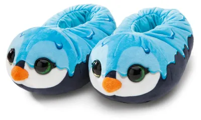Immagine prodotto di NICI 40063 pantofole NICIdoos figurina pinguino (taglia 30-33) suola in peluche con borchie