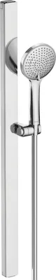 Produktbild von Duravit Brauseset 800 3-jet, Minusflow, chrom Hochglanz, UV0682005010