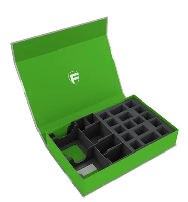 Produktbild von Feldherr Magnetbox grün für Tiny Epic: Dungeons – Grundspiel + Potions and Perils + Storys