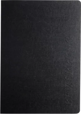Produktbild von Exacompta 10x Bewerbungsmappe Karton Leinenoptik 1Klemmschiene A4 Schwarz 49101B