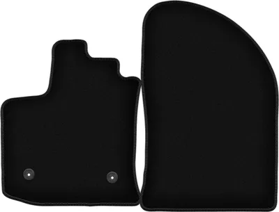 Immagine prodotto di Wielganizator Tappetini anteriori in velluto per Dacia Lodgy (2012-, 7 persone) neri, set 2 pz, con fissaggi
