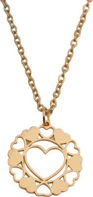Produktbild von HE-21721 Halskette - Elegante Damenhalskette in Gold KP21721